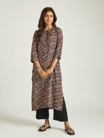The Rust Leaf Kurta Set