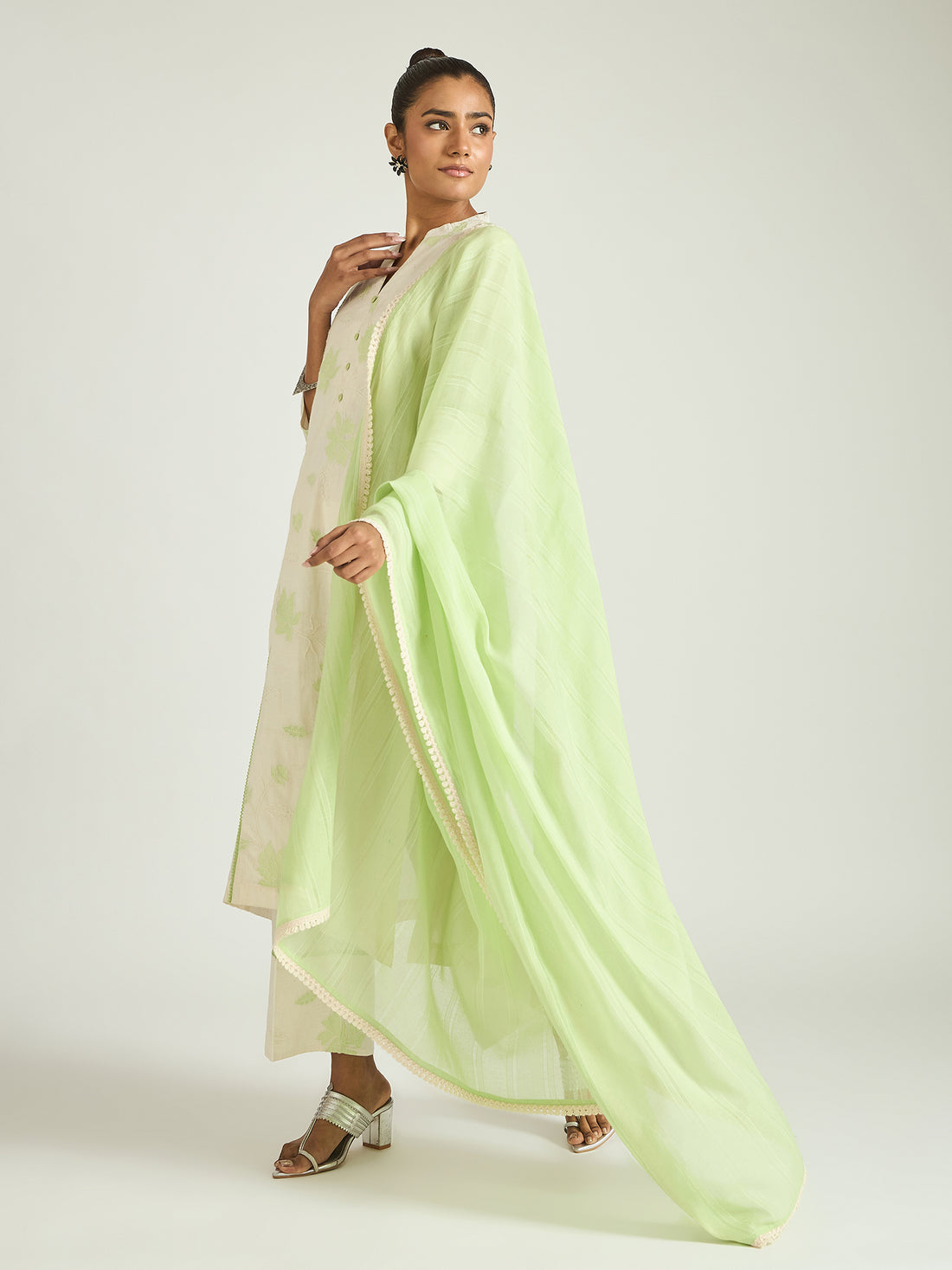 The Mint Whisper Kurta Set