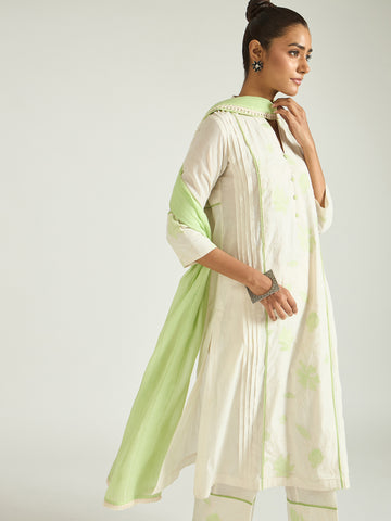 The Mint Whisper Kurta Set