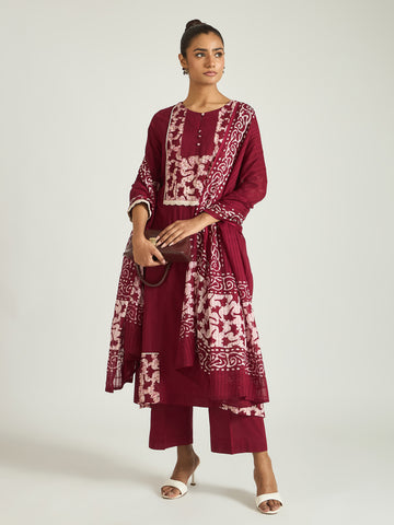The Ruby Artisan Kurta Set