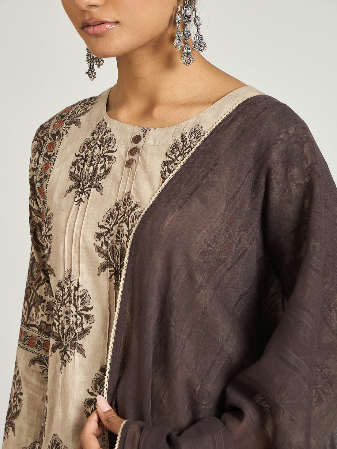 The Mocha Heritage Kurta Set