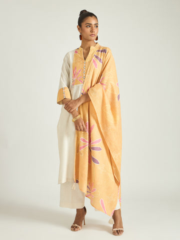 The Apricot Bloom Kurta Set