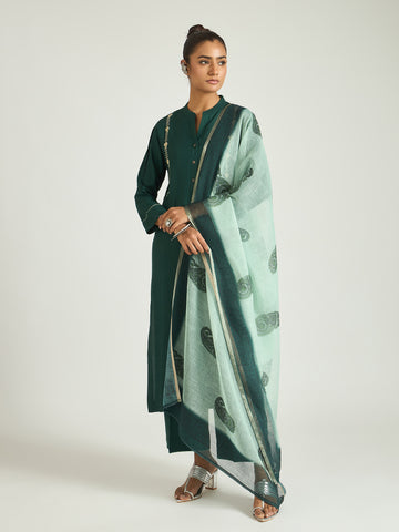 The Emerald Grace Kurta Set