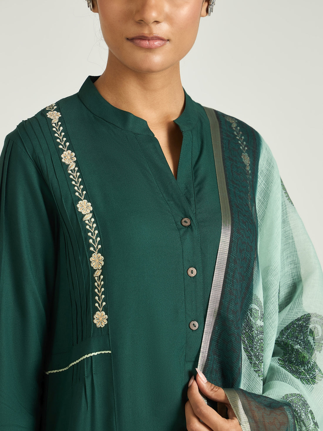 The Emerald Grace Kurta Set
