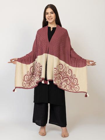 The Mauve Royale Woollen Shawl