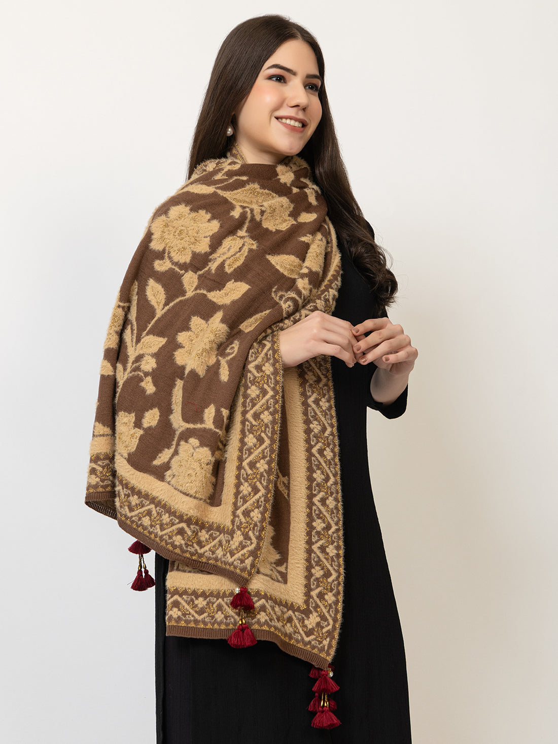 The Royal Marigold Woollen Shawl