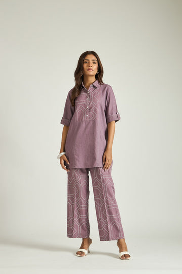 The Mauve Geometry Co-Ord Set