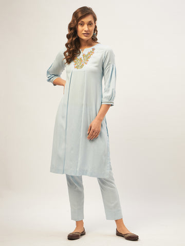 Sky Blue Kurta Set